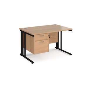 Maestro 25 Cable Man 800Mm Desk 2D Ped