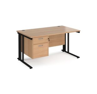 Maestro 25 Cable Man 800Mm Desk 2D Ped