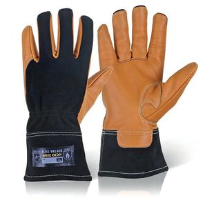 Dexflux Welder Mech Glove Tan S