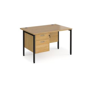 Maestro 25 H-Frame 800Mm Desk 2D Ped