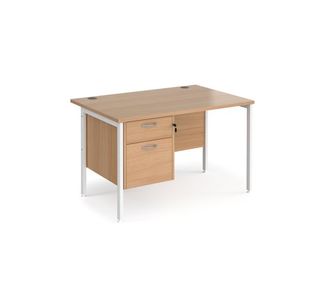 Maestro 25 H-Frame 800Mm Desk 2D Ped