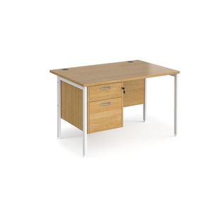 Maestro 25 H-Frame 800Mm Desk 2D Ped