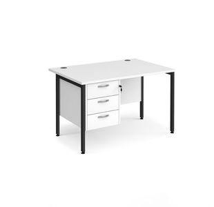 Maestro 25 H-Frame 800Mm Desk 3D Ped