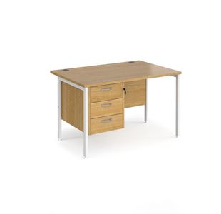 Maestro 25 H-Frame 800Mm Desk 3D Ped