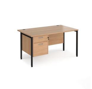 Maestro 25 H-Frame 800Mm Desk 2D Ped