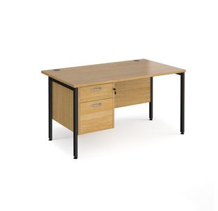 Maestro 25 H-Frame 800Mm Desk 2D Ped