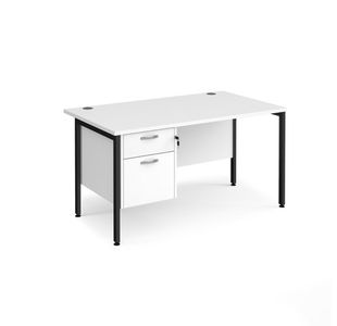 Maestro 25 H-Frame 800Mm Desk 2D Ped