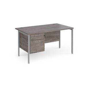 Maestro 25 H-Frame 800Mm Desk 2D Ped