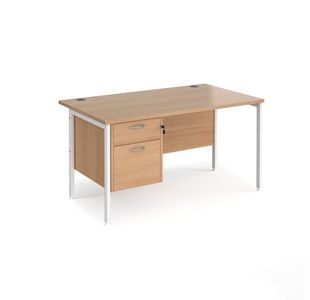 Maestro 25 H-Frame 800Mm Desk 2D Ped