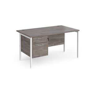 Maestro 25 H-Frame 800Mm Desk 2D Ped