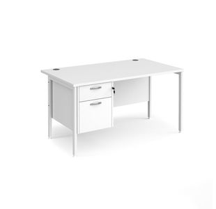 Maestro 25 H-Frame 800Mm Desk 2D Ped