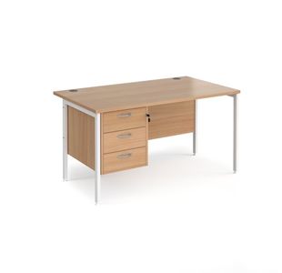 Maestro 25 H-Frame 800Mm Desk 3D Ped