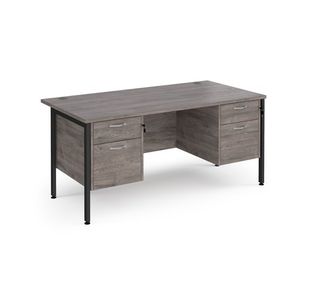 Maestro 25 H-Frame 800Mm Desk 2X2D Ped