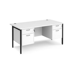 Maestro 25 H-Frame 800Mm Desk 2X2D Ped