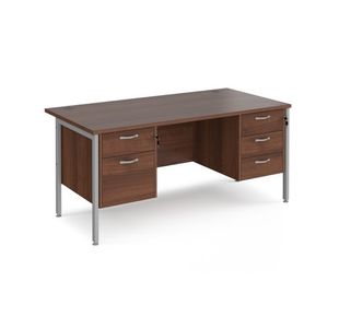 Maestro25 S Hl 1600 2&3 Drw Ped - Walnut