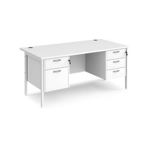 Maestro 25 H-Frame 800Mm Desk 2X2D Ped