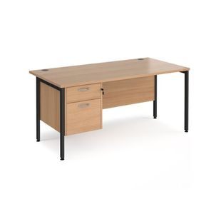 Maestro 25 H-Frame 800Mm Desk 2D Ped