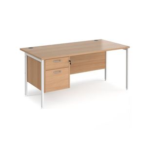 Maestro 25 H-Frame 800Mm Desk 2D Ped