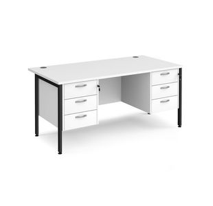 Maestro 25 H-Frame 800Mm Desk 2X3D Ped