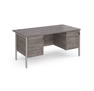 Maestro 25 H-Frame 800Mm Desk 2X3D Ped