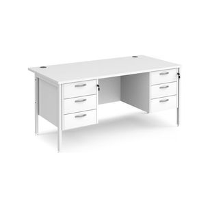 Maestro 25 H-Frame 800Mm Desk 2X3D Ped