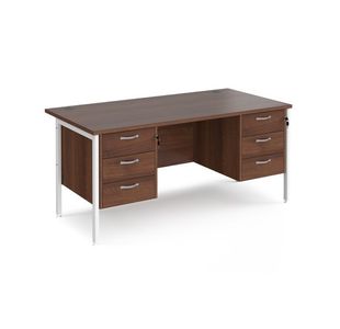 Maestro 25 H-Frame 800Mm Desk 2X3D Ped