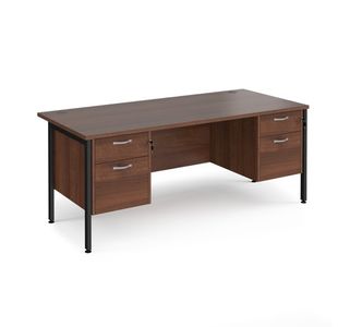 Maestro 25 H-Frame 800Mm Desk 2X2D Ped