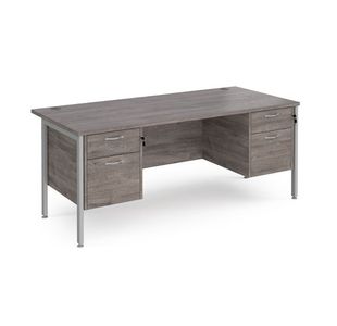 Maestro 25 H-Frame 800Mm Desk 2X2D Ped