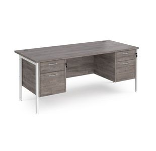 Maestro 25 H-Frame 800Mm Desk 2X2D Ped