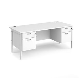 Maestro 25 H-Frame 800Mm Desk 2X2D Ped