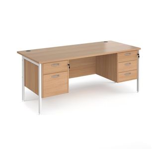 Maestro 25 H-Frame 800Mm Desk 2&3D Ped