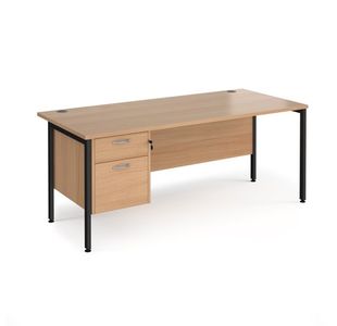 Maestro 25 H-Frame 800Mm Desk 2D Ped