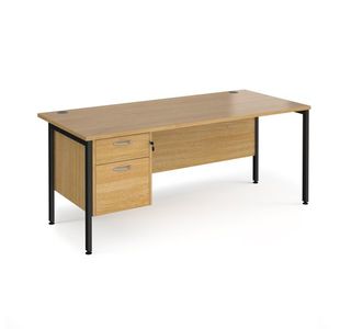 Maestro 25 H-Frame 800Mm Desk 2D Ped