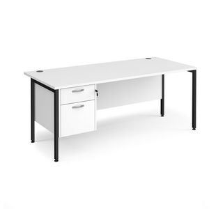 Maestro 25 H-Frame 800Mm Desk 2D Ped