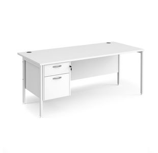 Maestro 25 H-Frame 800Mm Desk 2D Ped