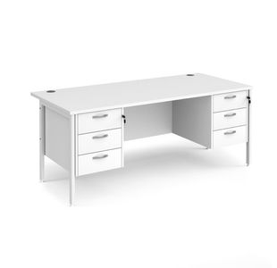 Maestro 25 H-Frame 800Mm Desk 2X3D Ped