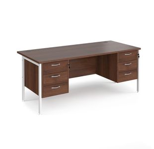 Maestro 25 H-Frame 800Mm Desk 2X3D Ped