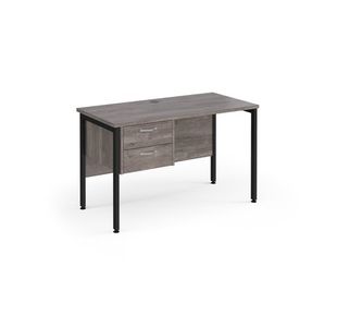 Maestro 25 H-Frame 600Mm Desk 2D Ped