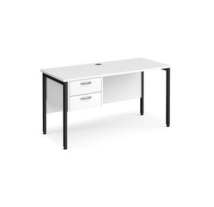 Maestro 25 H-Frame 600Mm Desk 2D Ped