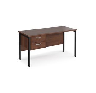 Maestro 25 H-Frame 600Mm Desk 2D Ped