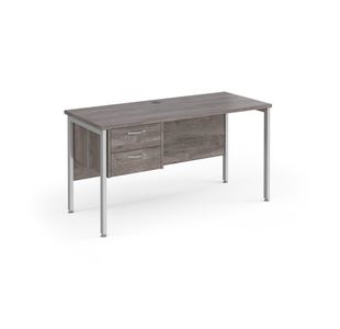 Maestro 25 H-Frame 600Mm Desk 2D Ped