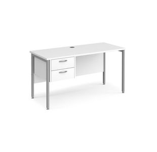 Maestro 25 H-Frame 600Mm Desk 2D Ped