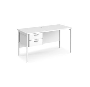 Maestro 25 H-Frame 600Mm Desk 2D Ped