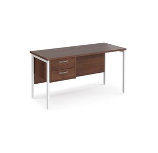 Maestro 25 H-Frame 600Mm Desk 2D Ped