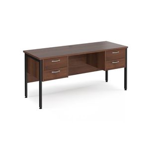 Maestro 25 H-Frame 600Mm Desk 2X2D Ped