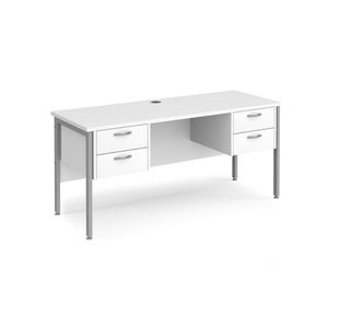 Maestro 25 H-Frame 600Mm Desk 2X2D Ped