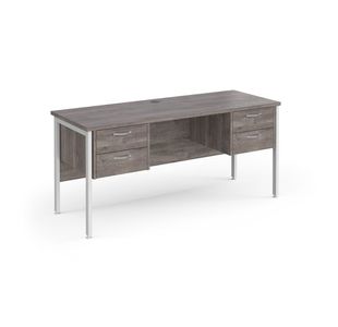 Maestro 25 H-Frame 600Mm Desk 2X2D Ped