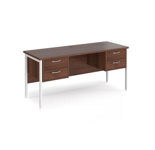 Maestro 25 H-Frame 600Mm Desk 2X2D Ped