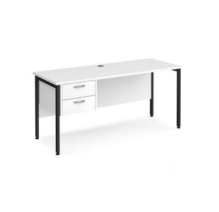 Maestro 25 H-Frame 600Mm Desk 2D Ped