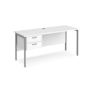 Maestro 25 H-Frame 600Mm Desk 2D Ped